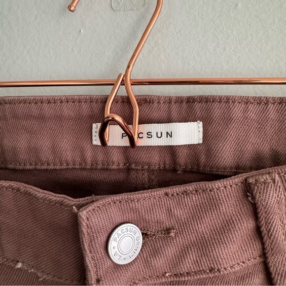 Pacsun Brown Stretch Low Rise Flare Size 25 - Picture 9 of 10